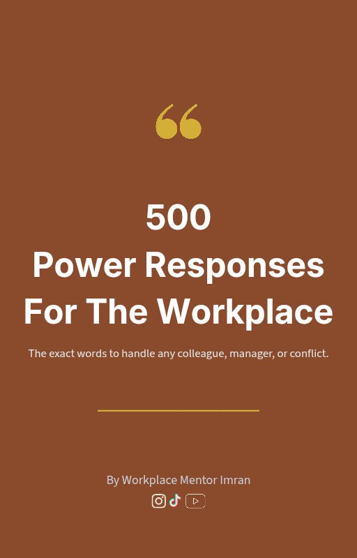 500 Workplace Power Responses guide cover